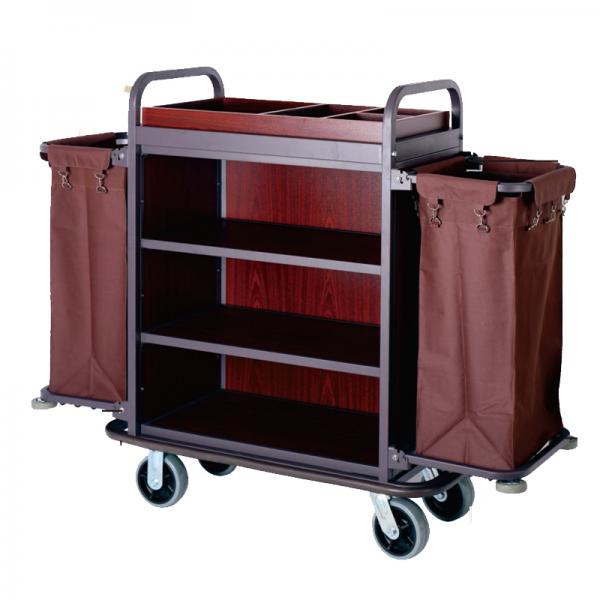 00593 Kolichka za sobarki so dve korpi