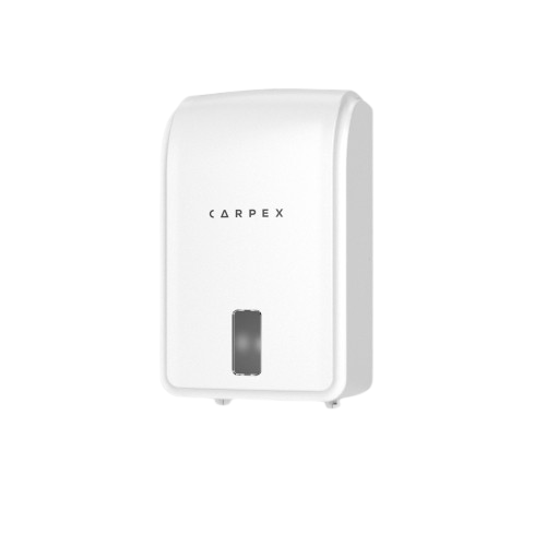 01246 Dispenzer za toaletna hartija - slozhenki, Optima - bel